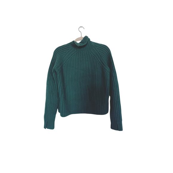 NakedCashmere ARYANA CASHMERE TURTLENECK SWEATER Cypress small - Picture 10 of 12